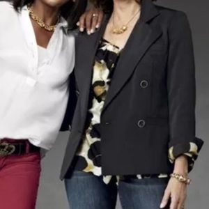 CAbi #987 Black Lux TUX Jacket size 8